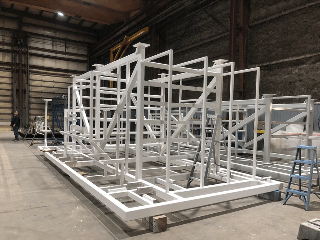 Custom metal fabrication project